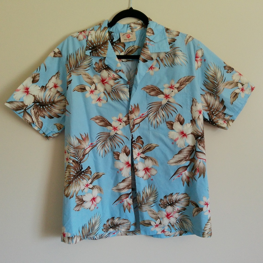 Classic Orchid Hawaiian Shirt Made in Hawaii
